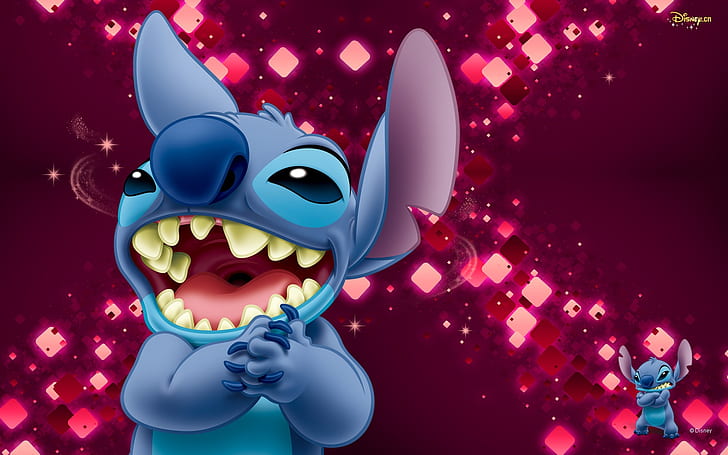 HD wallpaper: Laugh Stitch, Disney