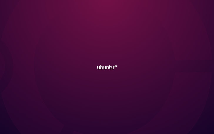 HD wallpaper: purple background with text overlay, minimalism, linux, ubuntu